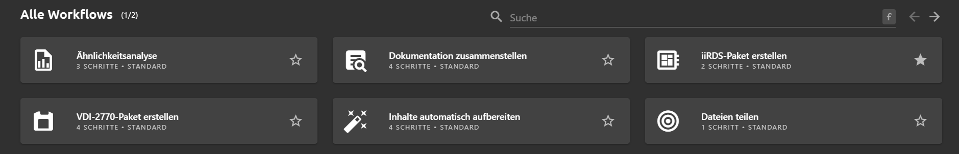 Alle Workflows