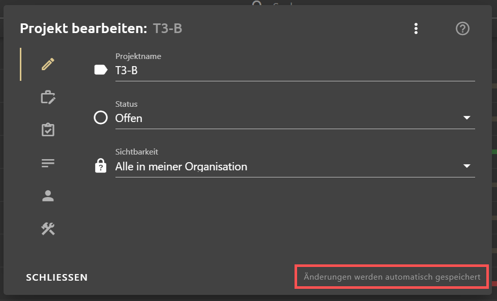 Automatisches speichern