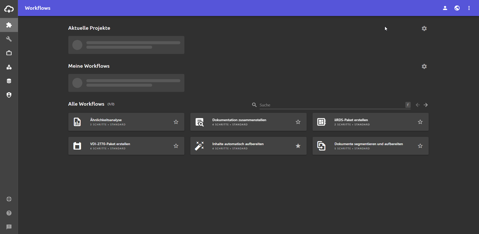 Language settings