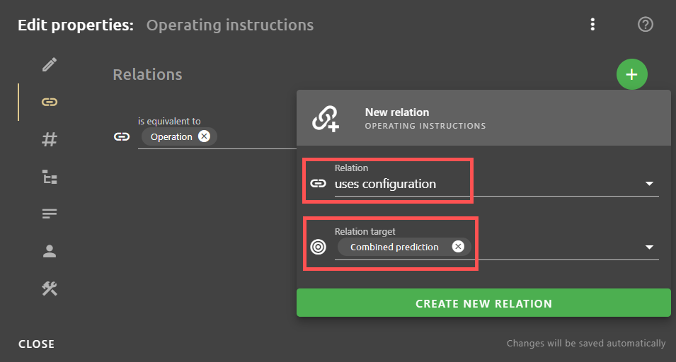 Activating configuration object