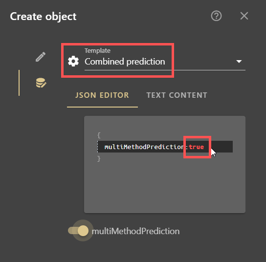 Create configuration objects
