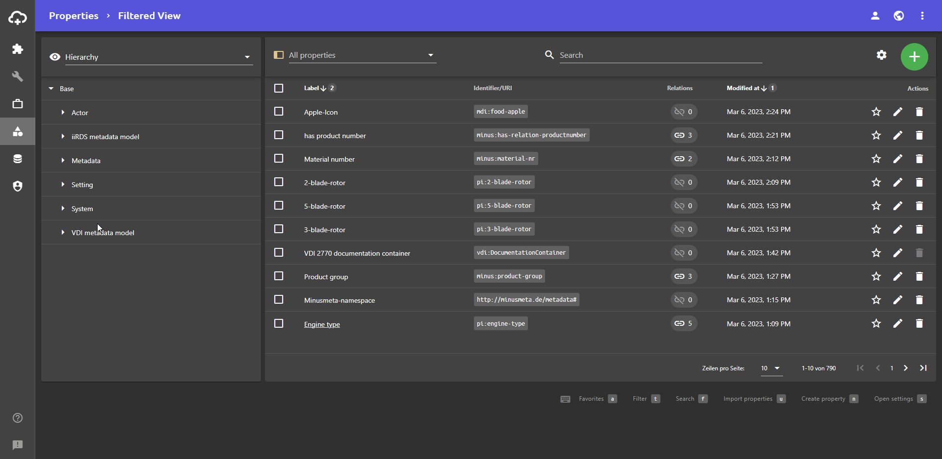 Create and assign a new metadatum as an alternative identity
