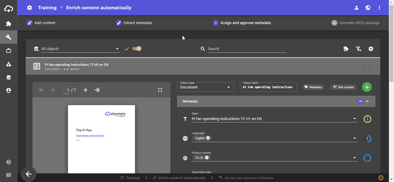 Edit Metadata