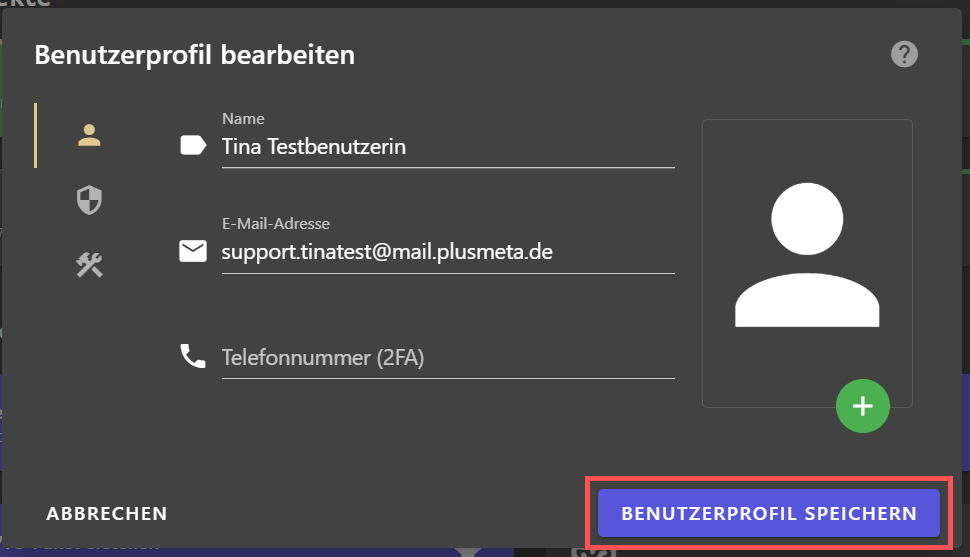 Schaltfläche zum Speichern