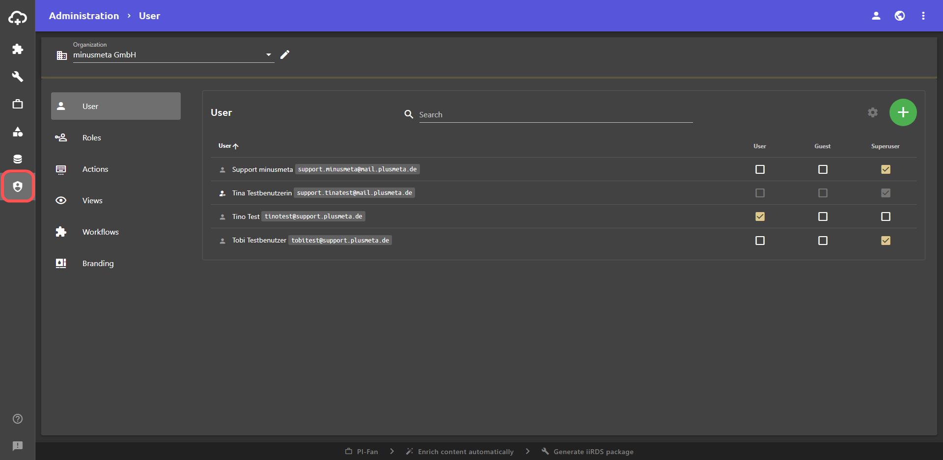 Open administration