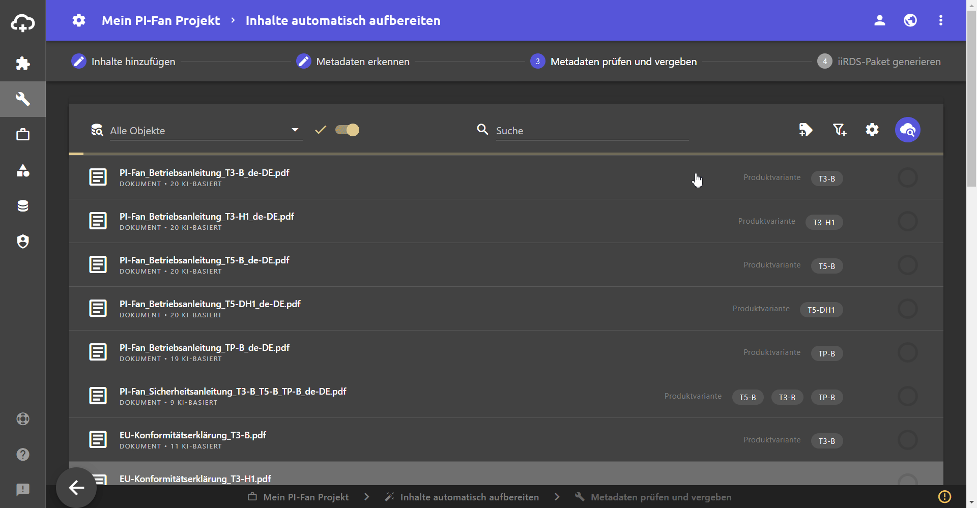 Parameter in WF-Schritt anpassen