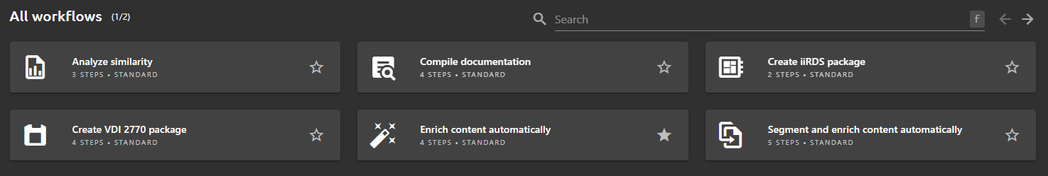 Alle Workflows